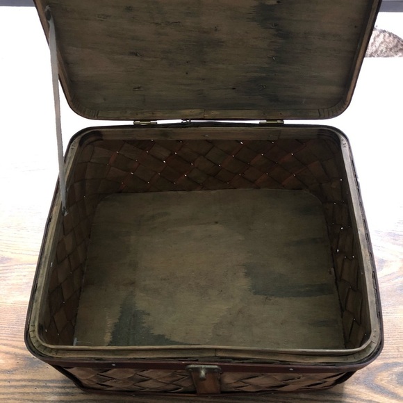 🎄 Wood box with apple And braided details Farmhouse - Picture 5 of 9